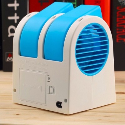 KGDA Cooling Fan Duel Blower with Ice Chambe Perfect for TEMPLE,HOME,KITCHEN USE, ky78 USB Air Cooler(Multicolor)