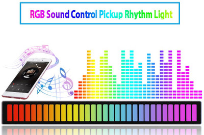 Xydrozen Car Tv Dj LED Ambient Lamp Bar Smart Sensor Light