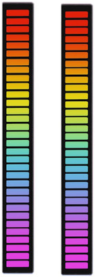 Xydrozen Sound Reactive LED Ambient Light Bar Smart Sensor Light