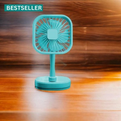 Clairbell Mini Ac Cooler Rechargeable Flow Fan Portable (USB Fan) With LED Light_IKI37 Flow_Fan_4PKZ37 USB Fan(Multicolor)