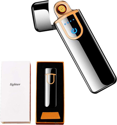RSS ENTERPRISES TOUCH SENSOR CIGARATTE LIGTER Pocket Lighter (BLACK) TOUCH SENSOR CIGARATTE LIGTER Pocket Lighter (BLACK) Cigarette Lighter(Black)