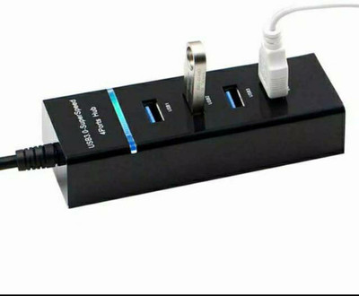 IMMUTABLE USB Hub with Hi-Speed Transfer Indication Cable sdc16 usb hub 4-Port High Speed Indication Cable asa16 USB Hub(Black)