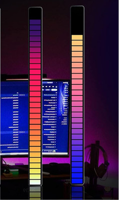 Xydrozen Sound Reactive Rhythm Lights 32 LED 18 Colors o Spectrum Smart Sensor Light