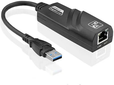 1Goal USB 3.0 to RJ45 Ethernet Adapter – Gigabit 10/100/1000Mbps LAN Network Converter Compatible with Windows, MacBook, macOS, Surface Pro, PC, Laptop & USB Devices USB Hub(Black)
