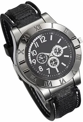ASTOUND Electronic Cigar Lighter Watch With USB Charging Cable WWL-10 Cigarette Lighter(Black)