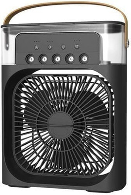 KRITAM Multi Fancy Personal Foldable Portable Desk Table Cooling Portable Double Room/Personal Air Cooler USB Fan, USB Air Cooler, Rechargeable Fan, USB Air Freshener, Led Light, Laptop Accessory(Black) KRITAM Multi Fancy Personal Foldable Portable Desk Table Cooling Portable Double Room/Personal Air Cooler USB Fan, USB Air Cooler, Rechargeable Fan, USB Air Freshener, Led Light, Laptop Accessory(Black)