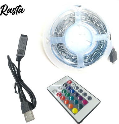 Rasta 2 METER USB Powered TV Behind Lighting LED Strip Android and IOS Apple Controlled TV Backlight RGB LED Neon Accent Lights Strips Bluetooth, Led Light(RGB LED)