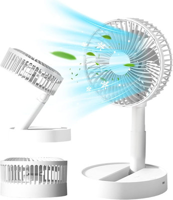kemei JR-555 Multifunction Adjustable Mini Fan With Led Light JR-555 USB Fan, Rechargeable Fan, Led Light(Multicolor)