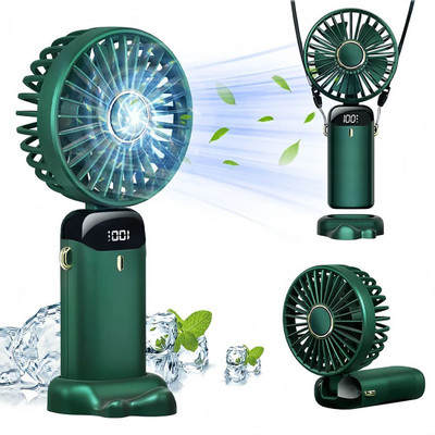 Cooltix N15 Portable Handheld Mini Fan USB Fan(Green)