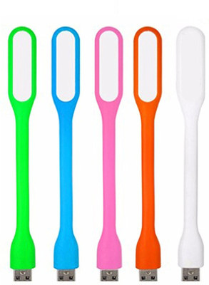 Samarth Combo of 5 Flexible Portable Bendable Lamp USB LED Light-Multicolor Combo of 5 Flexible Portable Bendable Lamp USB LED Light-Multicolor Led Light(Multicolor)