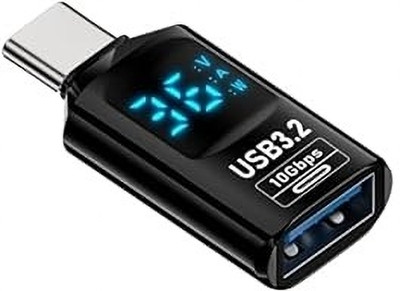 Tobo USB 3.2 A to USB C Adapter USB C Female to USB Male Adapter, USB 3.2 A to USB C Adapter TD- 1324CC USB Charger(Black)