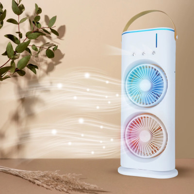 DOCKWIN INTERNATIONAL Portable Mini Air Cooler Fan | Mist Humidifier | USB Rechargeable with Remote Air_Cooler_001 USB Air Cooler(White)
