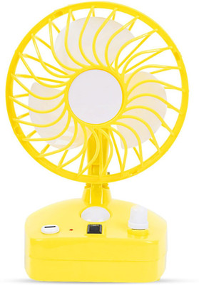 Mahiway Neuton Cool Fan Round | 7-Speed USB Table Fan with LED Night Light MAHIMINIFAN01 USB Fan(Multicolor)