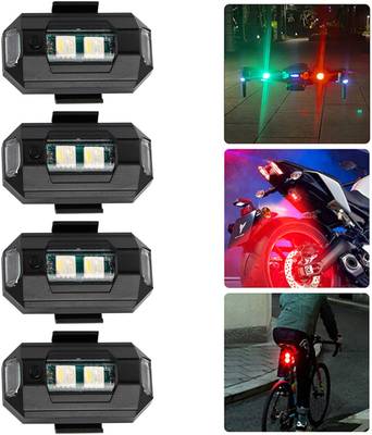 WRADER Aircraft Light for Drone Helmets Bike and Cars with 7