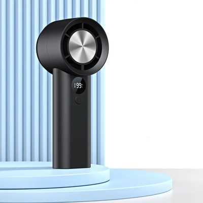Care 4 5 SPEED PORTABLE MINI HAND FAN WITH CHARGING USB CABLE 5 MODES PORTABLE RECHARGEABLE MINI HAND FAN WITH CHARGING INDICATOR DISPLAY USB Fan(BLACK)