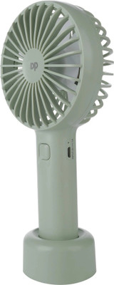 KEDARI 7631 (RECHARGEABLE PORTABLE USB FAN) 2000mAh Lithium Battery Mini Rechargeable Fan(Green)