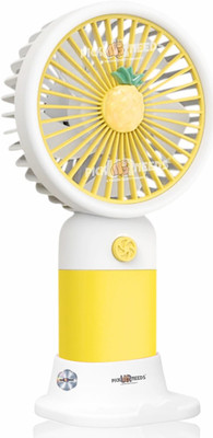 Pick Ur Needs Mini Fan Portable Design Rechargeable Battery Fan For Outdoor Camping Adventure Mini Hand Fan USB Charging Support Mini Toy Fan / Mini Hand Fan Rechargeable Fan(Yellow)