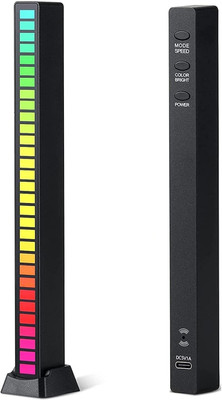 Xydrozen Intelligent Noise Reduction 18 Colors Rhythm Light RGB 5V Smart Sensor Light