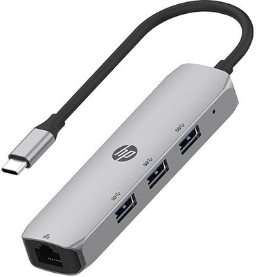 HP USB-C 4in1 Hub 9V552AA USB Hub(Grey)