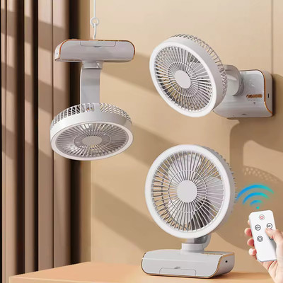 Vozica Mini Handheld Fan, Portable Fan Rechargeable, Small Pocket, Cooling Mini Hand 3 Speed USB Fan(White-Gold)