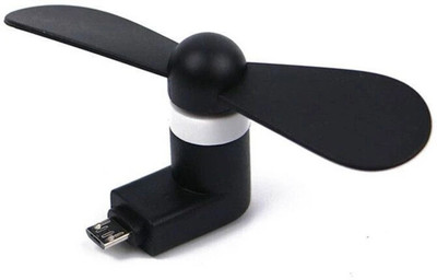 MM telecom MFN11 Mini USB OTG Fan with Micro Pin USB Fan(Black)