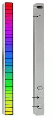 NKL Led RGB Bar Light 32 Bit RGB Music Sound Control For Cars Led Light 15 Led RGB Light Bar 15 Led Light(Multicolor)