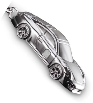 RSS ENTERPRISES Sport Car Shape Metal Windproof Keychain Cigarette Lighter (Silver) Sport Car Shape Metal Windproof Keychain Cigarette Lighter (Silver) Cigarette Lighter(Silver)