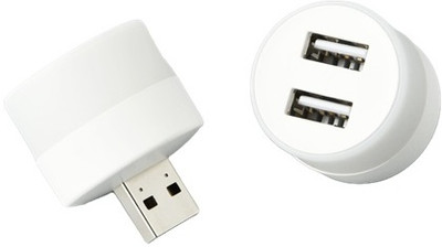 Wifton Portable USB Night Light Lamp-White Portable USB Night Light Lamp-White Led Light, USB Hub(White)