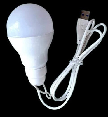 I CALL NAME OF TRUST usb bulb USB LED Bulb 5 Watt 6 Volts Bright Light Reading Lamp for Outdoor Camping Used with Any Laptop, PC, Power Bank & Smart Phone Led Light(White)