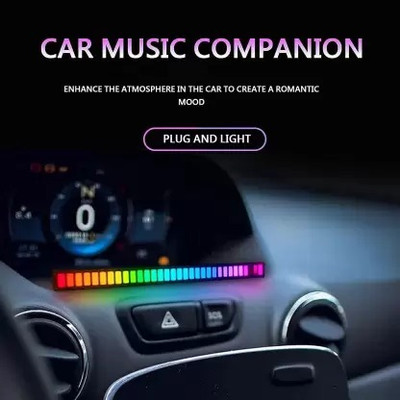 NKPR RGB Led Bar Light 32 Bit RGB Music Sound Control For Cars Led Light_97 Smart Sensor Light