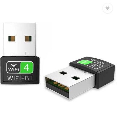 VOOCME USB WiFi Bluetooth Dongle Adapter 4.2, 150Mbps Network Card Wireless Dongle USB Adapter(RED BLACK)