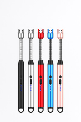 InsightsCart 360° USB hub Rechargeable Electric Gas Lighter for Kitchen Use Flexible Lighter Usb_Lighter_03 Cigarette Lighter, USB Hub(Multicolor)
