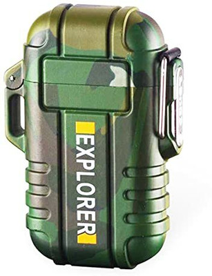 ASTOUND Dual Arc Plasma Beam Lighter AEL-09 Cigarette Lighter(Green)