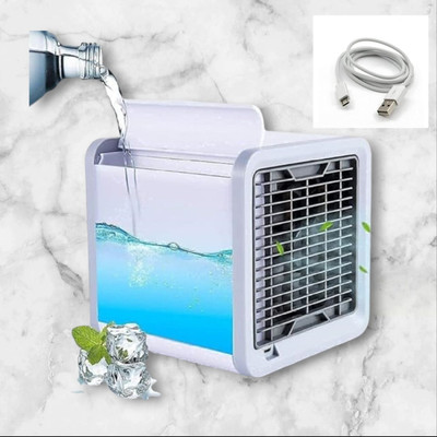 KRITAM Cooler for Room Cooling Mini AC Portable Mini Fan Artic Coole AiR CoOlEr PoRtAbLe AiR CoNdItIoNeRs FoR HoMe ArTiC 3 In 1 MiNi CoOlEr USB Air Cooler(Multicolor)