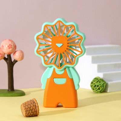 Spiaty Cute Rechargeable Handheld Mini USB Fan UFAN006 USB Fan(Orange)