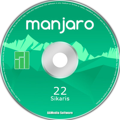 TekyMeky Linux Manjaro 22.0.4 64bit Live Bootable DVD Rom Linux Operating System(1, 1 PC)