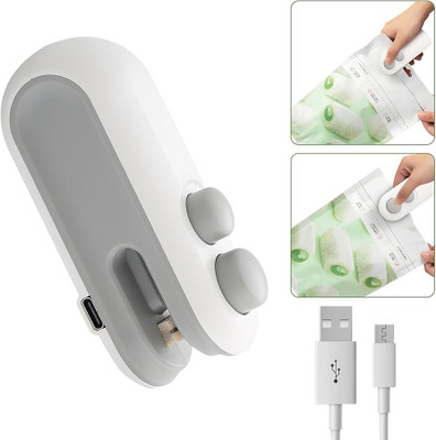 GloWio Portable Mini Sealing Machine 2 in 1 USB Rechargeable SM4 Manual Vacuum Bag Sealer