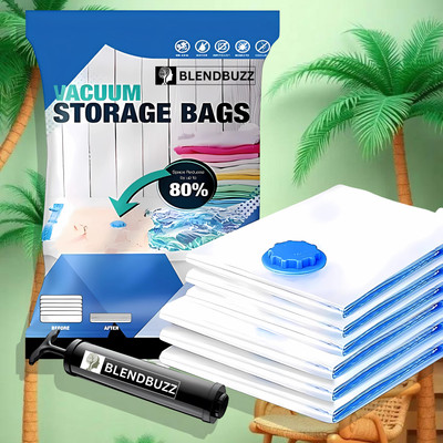 Blend Buzz organizer storage space travel bags storage vacuum clothes saver travel Vacuum Cleaner Bag