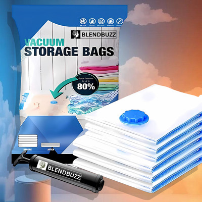 Blend Buzz storage vacuum bags space wardrobe closet pack saving organization bedding Vacuum Cleaner Bag