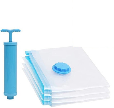 SBTs Vacuum Storage Reusable Ziplock Smart Space Vacuum Storage Space Saver Bags Vacuum Cleaner Bag