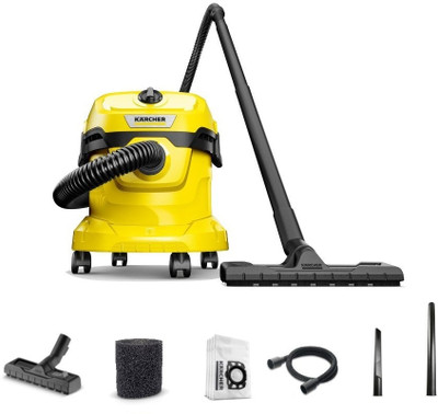 Karcher WD 2 PLUS V-12/4/18 ( YYY) * EU Wet & Dry Vacuum Cleaner  (Yellow, Black) For Rs. 2999 @ 73 %