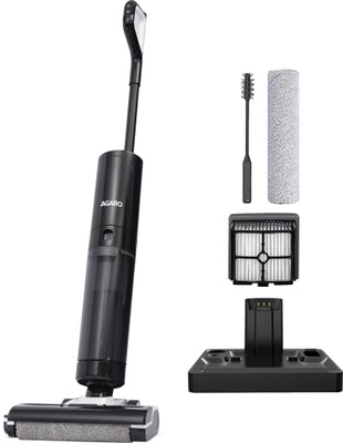 AGARO Royal Mop & Vacuum Cleaner for Multi-Surface Hard Floor Cordless Vacuum Cleaner(Black)