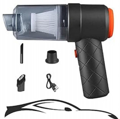 VIVID Multipurpose 2in1 Vacumm Cleaner Home Car Portable Cordless Vacuum Cleaner with 2 in 1 Mopping and Vacuum(Black)
