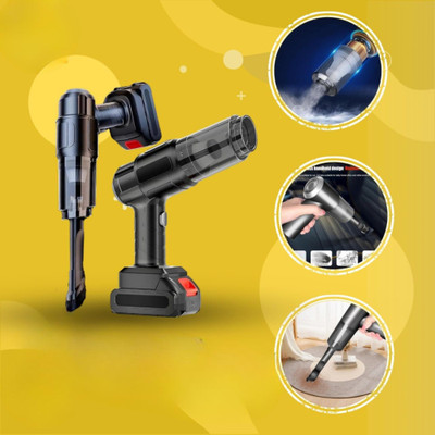 Life Style RP Enterprises Portable Handheld Mini Design for Car Interior and Home Use-VC122 Hand-held Vacuum Cleaner with 2 in 1 Mopping and Vacuum, Anti-Bacterial Cleaning, Reusable Dust Bag (Google Assistant)(Black) Life Style RP Enterprises Portable Handheld Mini Design for Car Interior and Home Use-VC122 Hand-held Vacuum Cleaner with 2 in 1 Mopping and Vacuum, Anti-Bacterial Cleaning, Reusable Dust Bag (Google Assistant)(Black)