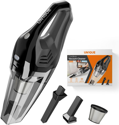 UN1QUE Cordless Car Vacuum Cleaner 2 in 1 (Grey) Car Vacuum Cleaner with Reusable Dust Bag(Black, Grey)