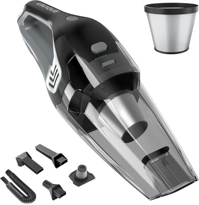 UN1QUE Cordless Car Vacuum Cleaner 2 in 1 (Grey) Car Vacuum Cleaner with Reusable Dust Bag(Grey)
