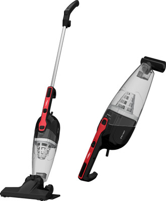 EUREKA FORBES 2 in 1 Hand-held Vacuum Cleaner 13,500 Pa Powerful Suction Power, 2-In-1, Handheld & Stick Functions, For Home Use, 16 ft long cord for mobility, Easy Disposal(Red, Black)