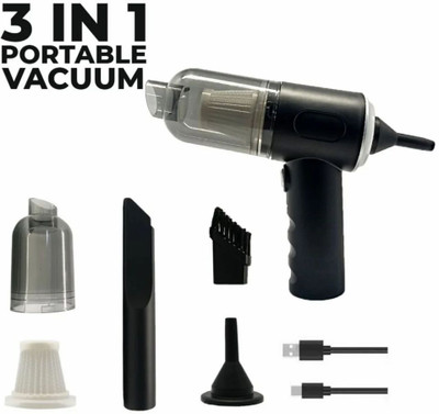 NEXONIC AS-228 Wet & Dry Vacuum Cleaner with Reusable Dust Bag(Black)