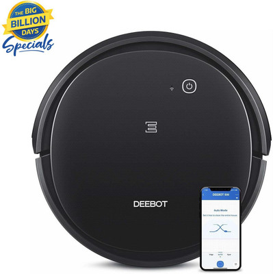 ECOVACS DEEBOT_500 Robotic Floor Cleaner (WiFi Connectivity, Google Assistant and Alexa)(Black)