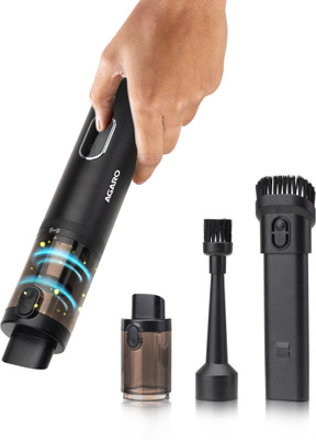 AGARO Royal Mini Hand Held Vacuum Cleaner, Portable Car Vacuum Hand-held Vacuum Cleaner(Black)